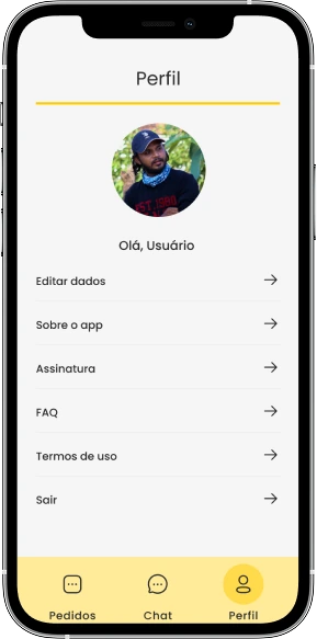 Telas do app 5