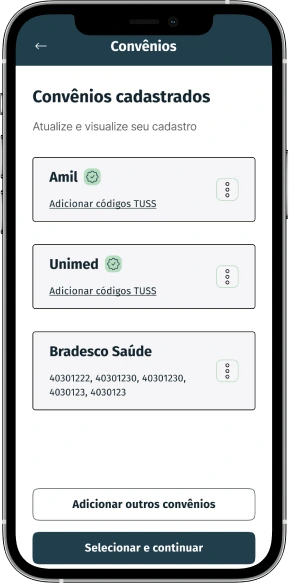Telas do sistema Virtus Hub 4