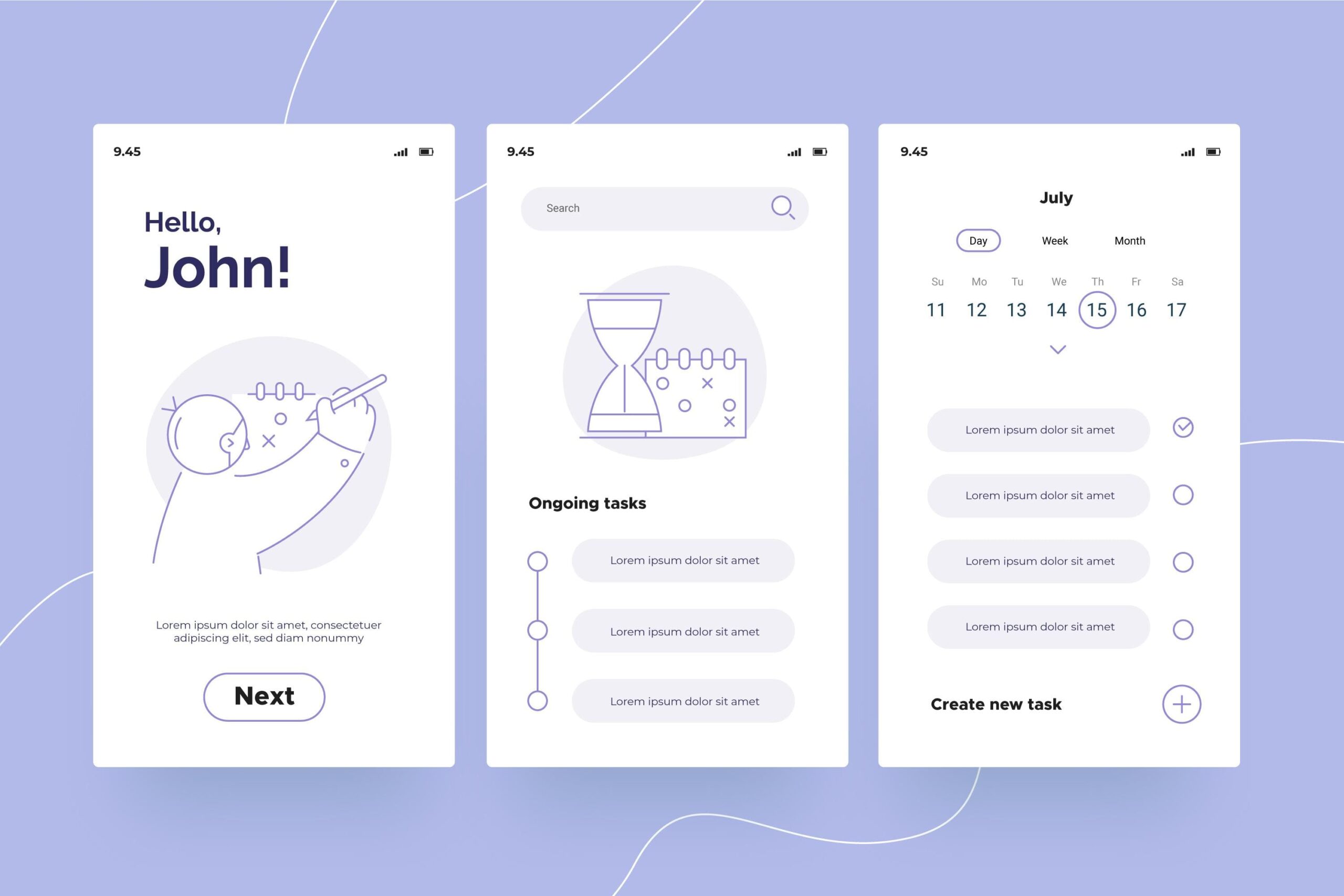 Wireframe de alta fidelidade Wireframe de alta fidelidade feito em ferramenta de Wireframing