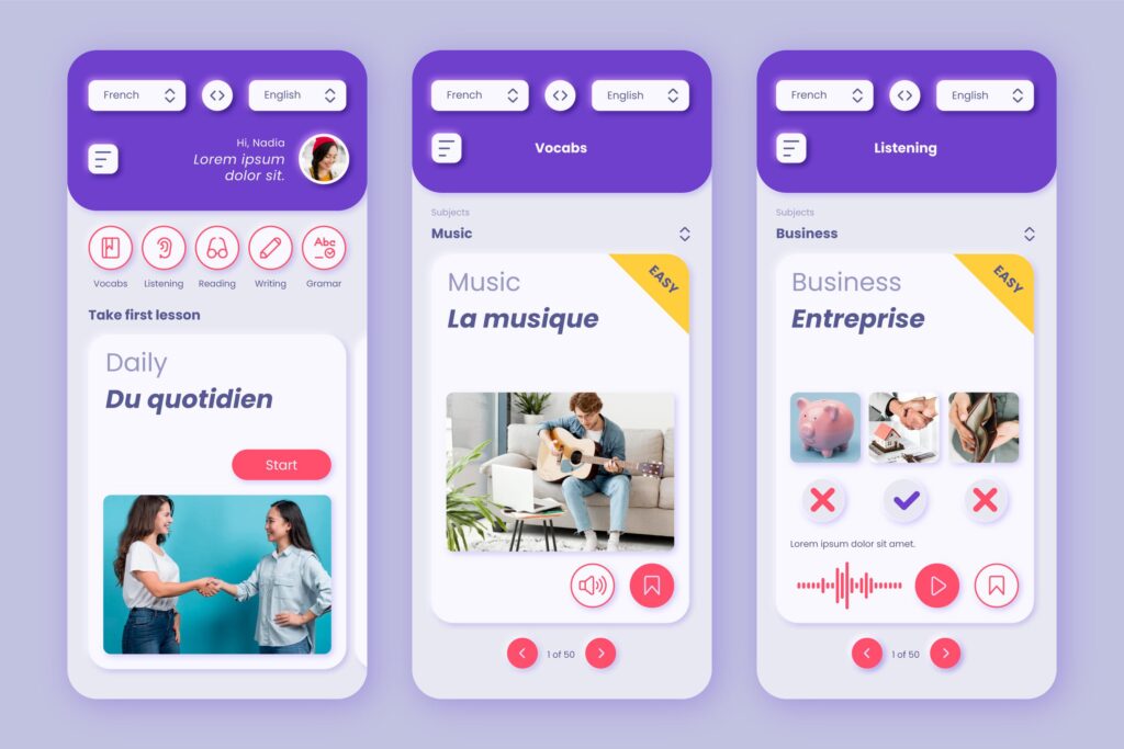 Protótipo de aplicativo feito por UX designers Protótipo de aplicativo