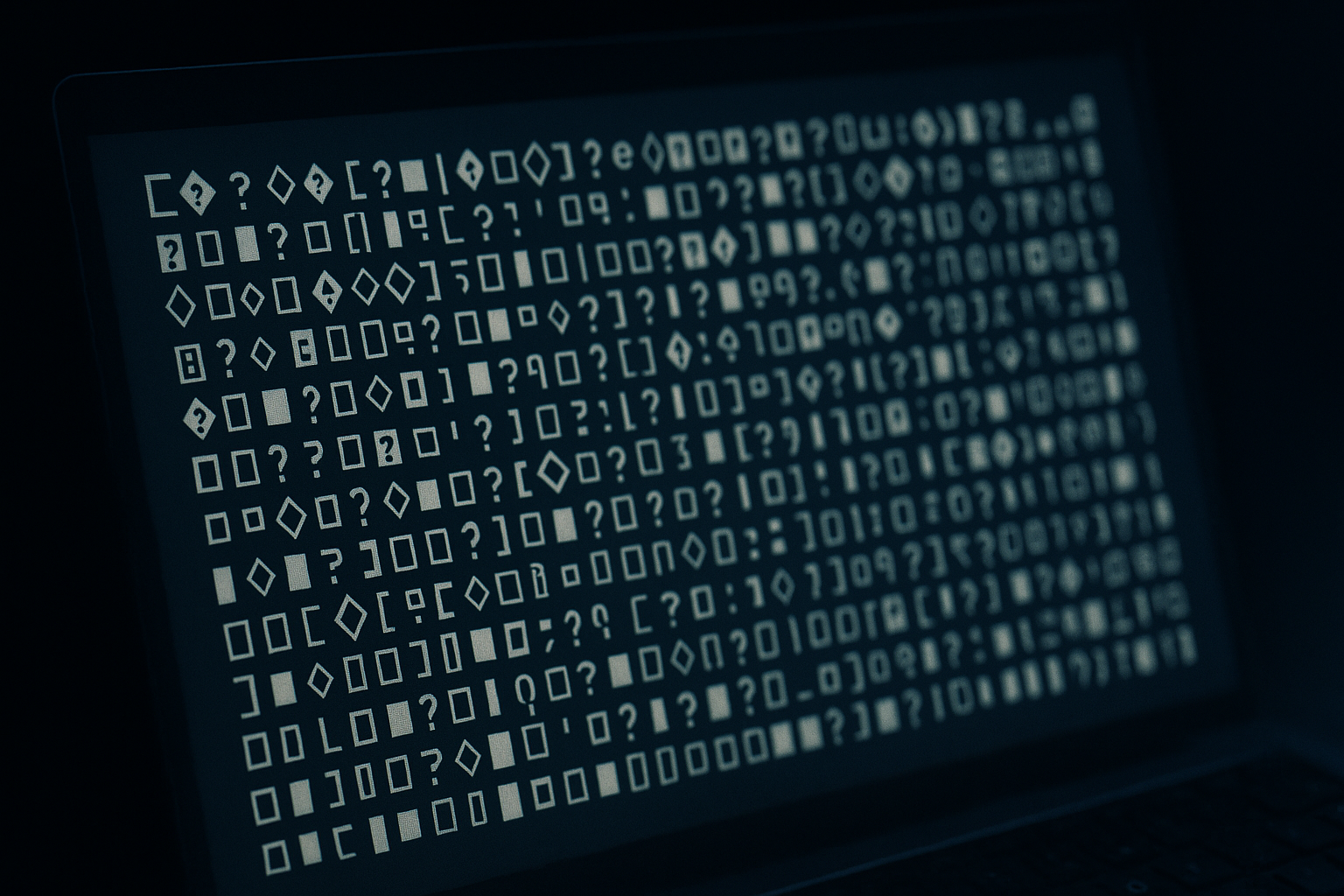Unknown encoding: o que significa esse erro e como resolvê-lo