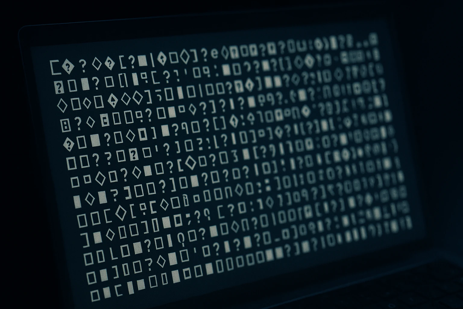 Unknown encoding: o que significa esse erro e como resolvê-lo